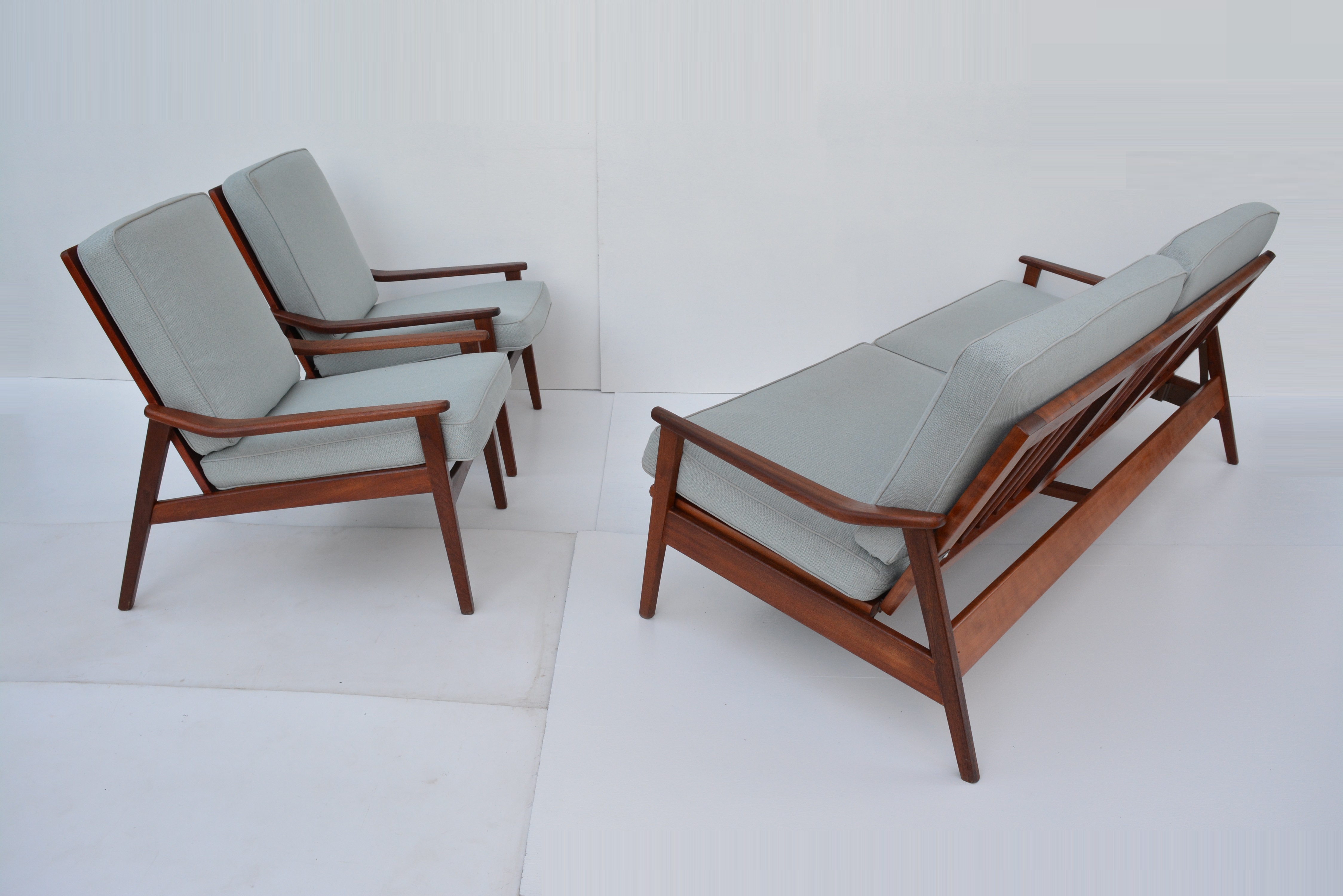 Pair Danish Arm Chairs Parker Knoll Retro Teak Lounge Vintage Lounge Chairs Invisedge